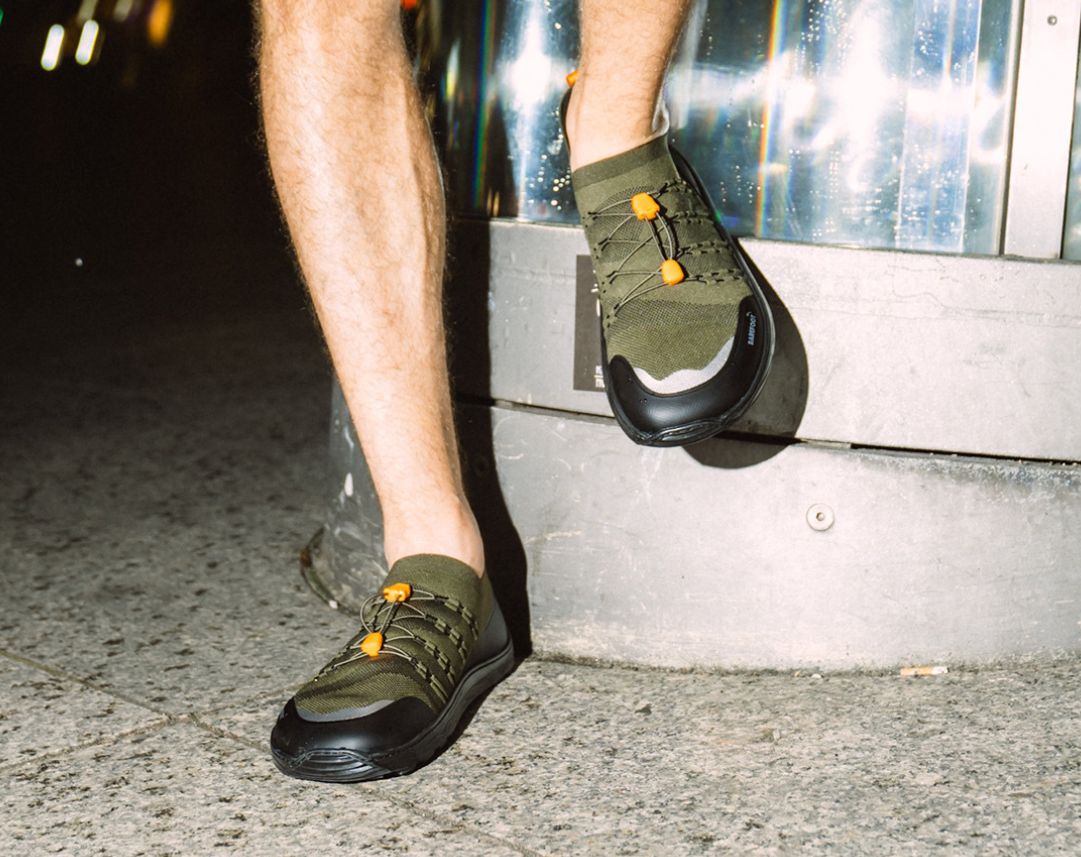 Barefoot Sneakers Barebarics Voyager - Army Green.