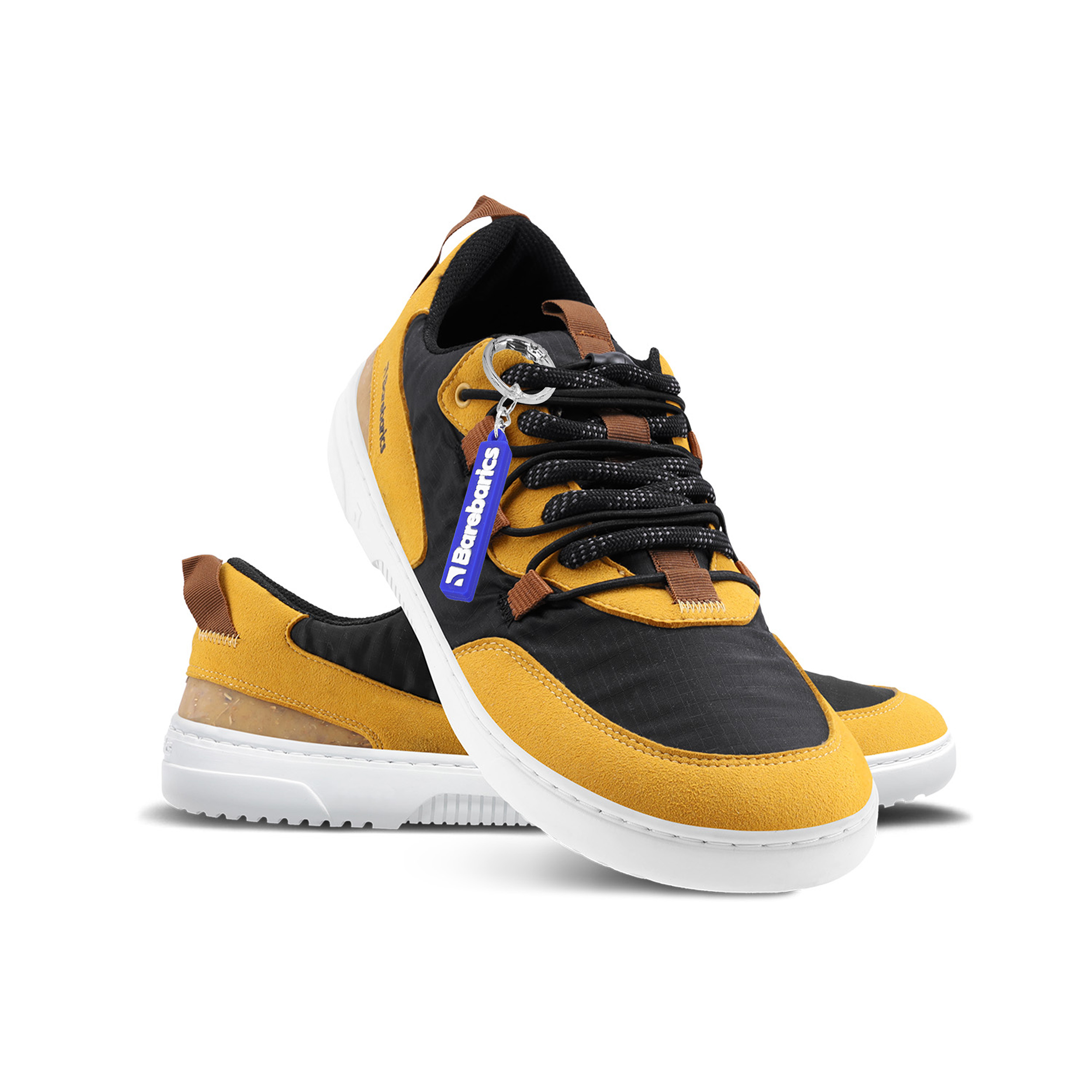 Barefoot Sneakers Barebarics Revive - Golden Yellow & Black.
En la producción se utilizaron materiales sostenibles y veganos con una excelente solidez del color, transpirabilidad y resistencia al desgarro y la abrasión.
La parte superior se compone de microfibra y poliéster.
Atributos del calzado “barefoot”:
Forma anatómica - La zapatilla respeta la forma del pie.
Más información
calzado de callediseño urbano modernodiseñado y hecho a mano en la Unión Europea con el uso de materiales sostenibles localesexcelente durabilidad y solidez del color de los materialesTecnología Dermodry Coolmax® para la eliminación continua de la humedaddisponibles en tallas: 36 - 47 (según medida europea)EAN/SKU: %eanorsku%