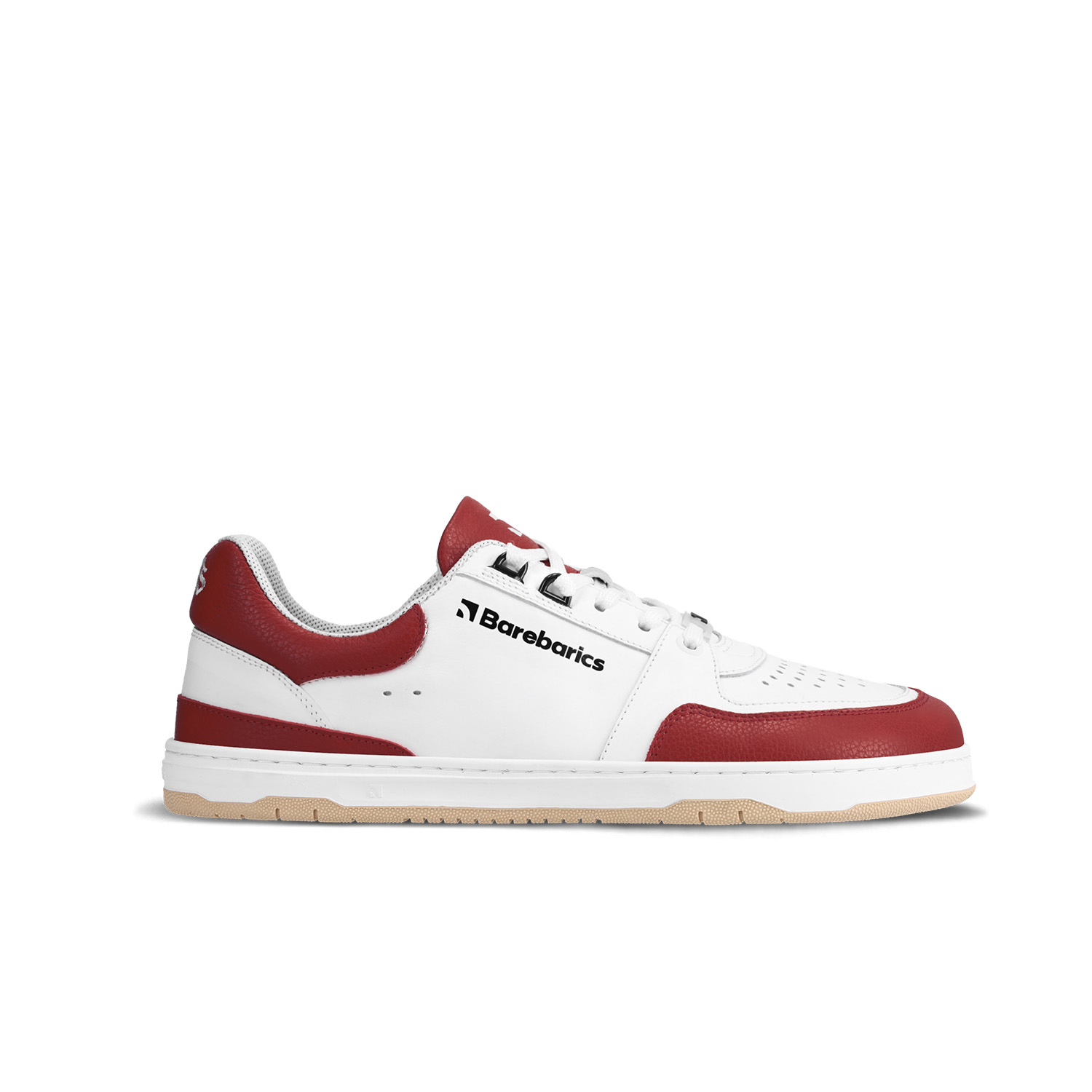 Barefoot Sneakers Barebarics Wave - White & Crimson Red.
La parte superior está hecha de poliamida, elastano y cuero nobuk con tratamiento hidrofóbico que repele muy bien el agua.
Atributos del calzado barefoot
Forma anatómica - La zapatilla respeta la forma del pie.
Más información
calzado de callediseño urbano modernodiseñado y hecho a mano en la Unión Europea con el uso de materiales sostenibles localesexcelente durabilidad y solidez del color de los materialesdisponibles en tallas: 36 - 47 (según medida europea)EAN/SKU: %eanorsku%