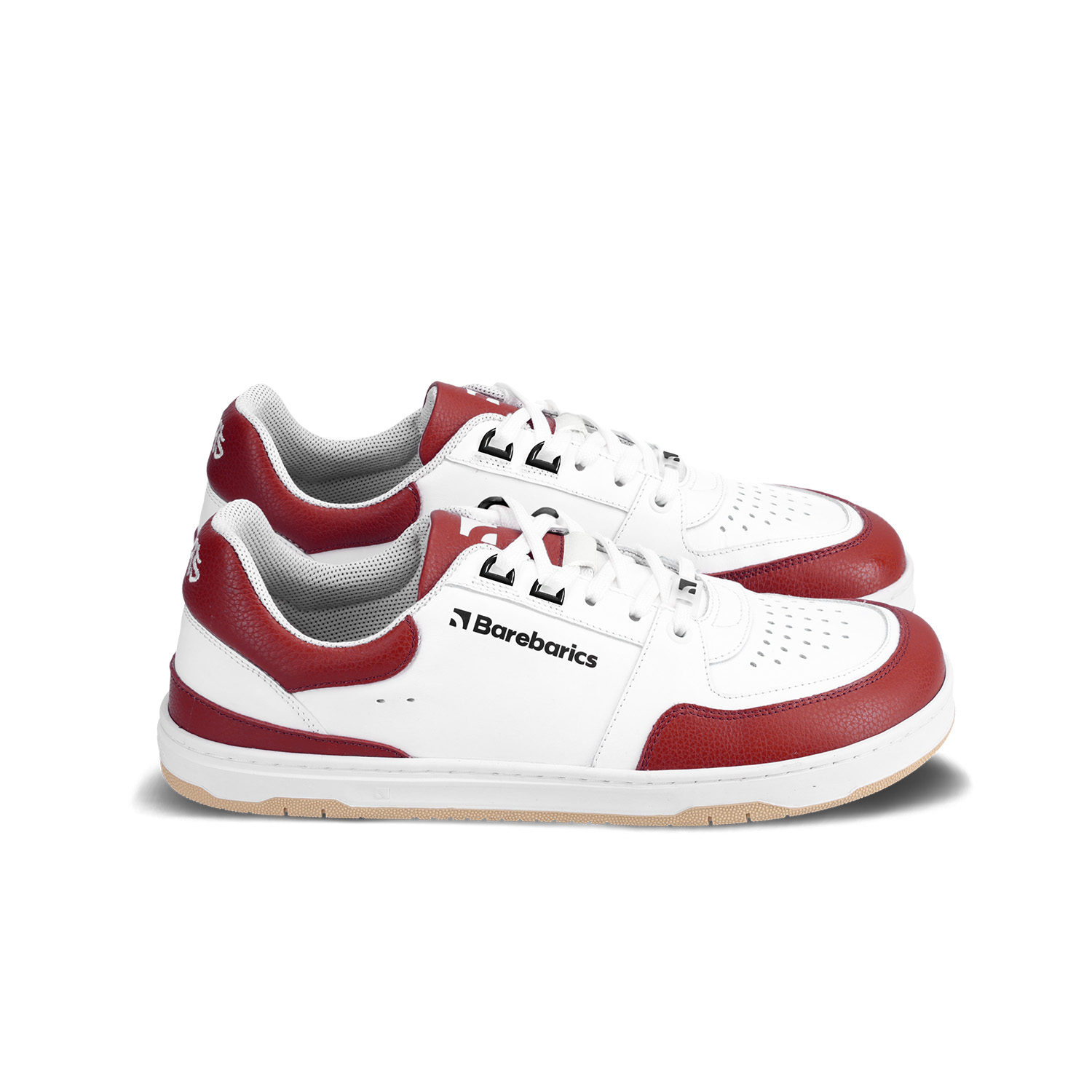 Barefoot Sneakers Barebarics Wave - White & Crimson Red.
La parte superior está hecha de poliamida, elastano y cuero nobuk con tratamiento hidrofóbico que repele muy bien el agua.
Atributos del calzado barefoot
Forma anatómica - La zapatilla respeta la forma del pie.
Más información
calzado de callediseño urbano modernodiseñado y hecho a mano en la Unión Europea con el uso de materiales sostenibles localesexcelente durabilidad y solidez del color de los materialesdisponibles en tallas: 36 - 47 (según medida europea)EAN/SKU: %eanorsku%