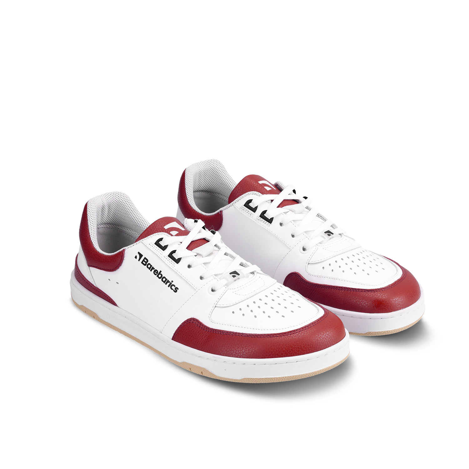 Barefoot Sneakers Barebarics Wave - White & Crimson Red.
La parte superior está hecha de poliamida, elastano y cuero nobuk con tratamiento hidrofóbico que repele muy bien el agua.
Atributos del calzado barefoot
Forma anatómica - La zapatilla respeta la forma del pie.
Más información
calzado de callediseño urbano modernodiseñado y hecho a mano en la Unión Europea con el uso de materiales sostenibles localesexcelente durabilidad y solidez del color de los materialesdisponibles en tallas: 36 - 47 (según medida europea)EAN/SKU: %eanorsku%