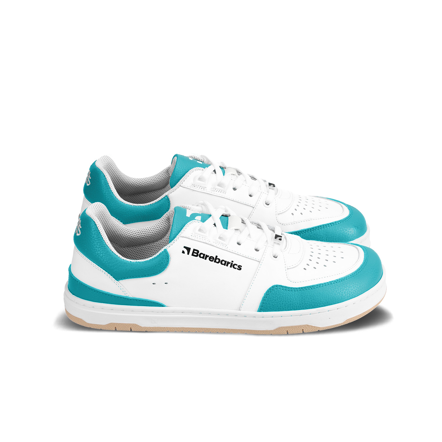 Barefoot Sneakers Barebarics Wave - White & Dark Turquoise.
La parte superior está hecha de poliamida, elastano y cuero nobuk con tratamiento hidrofóbico que repele muy bien el agua.
Atributos del calzado barefoot
Forma anatómica - La zapatilla respeta la forma del pie.
Más información
calzado de callediseño urbano modernodiseñado y hecho a mano en la Unión Europea con el uso de materiales sostenibles localesexcelente durabilidad y solidez del color de los materialesdisponibles en tallas: 36 - 47 (según medida europea)EAN/SKU: %eanorsku%