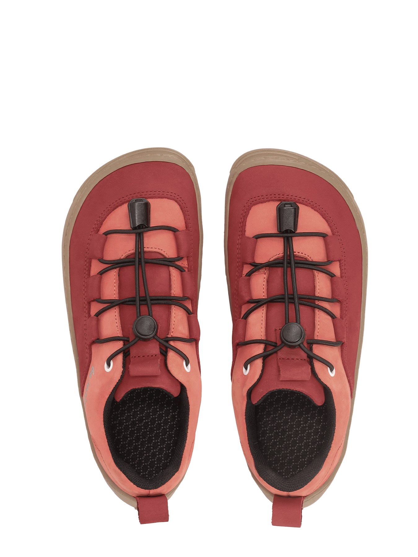 Barefoot zapatillas de niños Be Lenka Xplorer - Dark Red & Coral.
