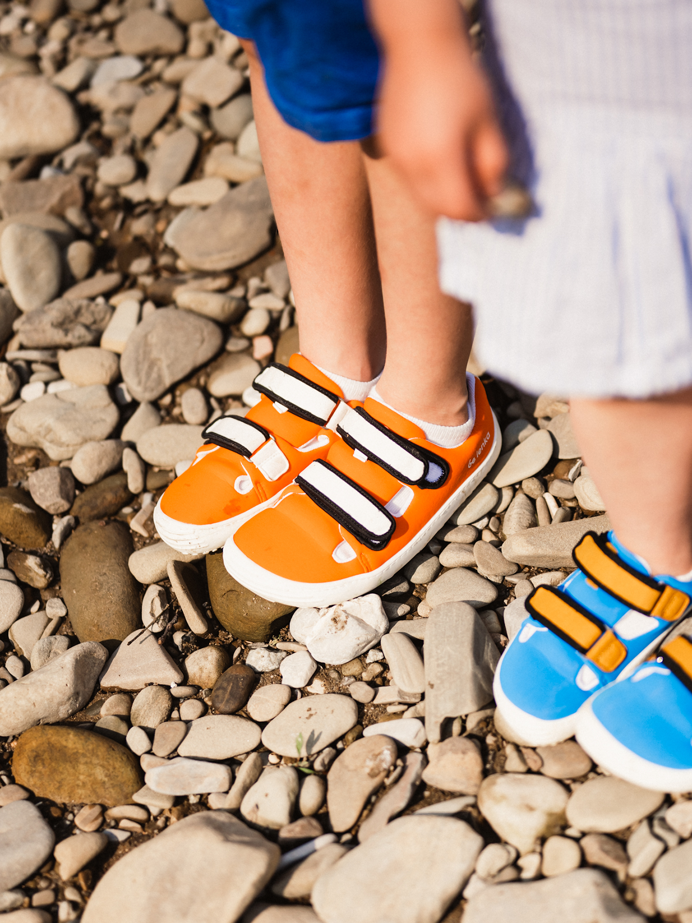Barefoot zapatillas de niños Be Lenka Seasiders - Orangy.