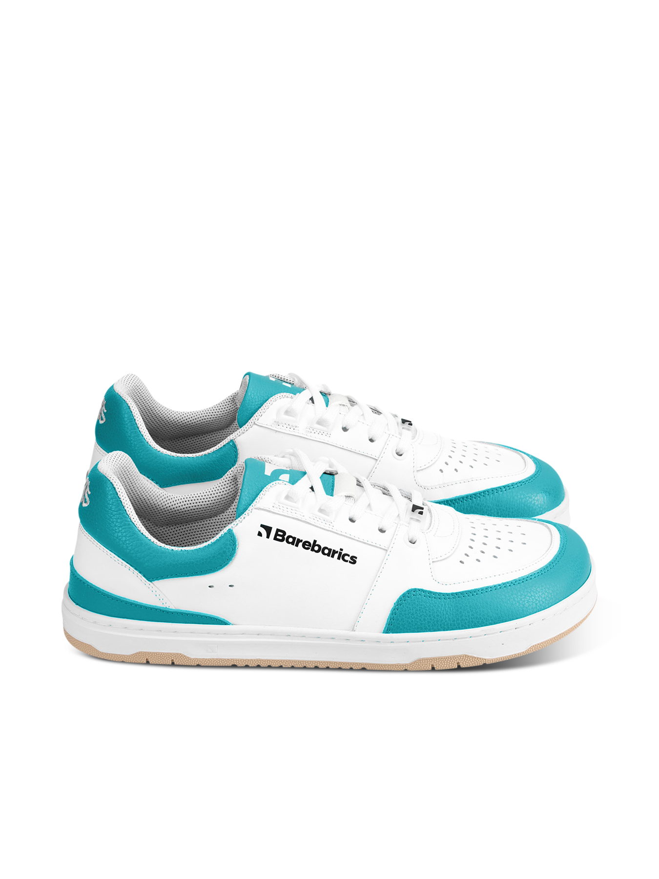 Barefoot Sneakers Barebarics Wave - White & Dark Turquoise.
La parte superior está hecha de poliamida, elastano y cuero nobuk con tratamiento hidrofóbico que repele muy bien el agua.
Atributos del calzado barefoot
Forma anatómica - La zapatilla respeta la forma del pie.
Más información
calzado de callediseño urbano modernodiseñado y hecho a mano en la Unión Europea con el uso de materiales sostenibles localesexcelente durabilidad y solidez del color de los materialesdisponibles en tallas: 36 - 47 (según medida europea)EAN/SKU: %eanorsku%