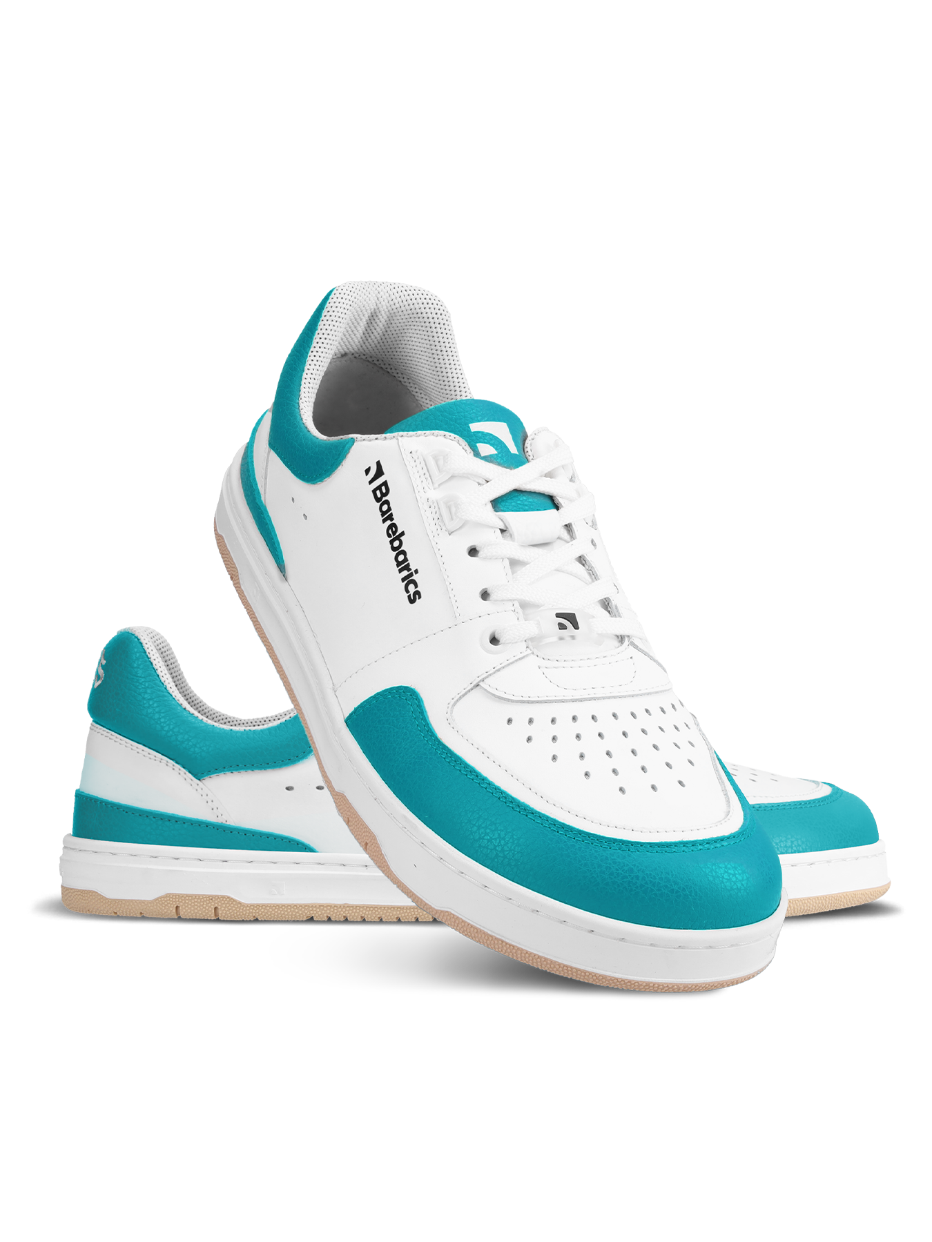 Barefoot Sneakers Barebarics Wave - White & Dark Turquoise.
La parte superior está hecha de poliamida, elastano y cuero nobuk con tratamiento hidrofóbico que repele muy bien el agua.
Atributos del calzado barefoot
Forma anatómica - La zapatilla respeta la forma del pie.
Más información
calzado de callediseño urbano modernodiseñado y hecho a mano en la Unión Europea con el uso de materiales sostenibles localesexcelente durabilidad y solidez del color de los materialesdisponibles en tallas: 36 - 47 (según medida europea)EAN/SKU: %eanorsku%